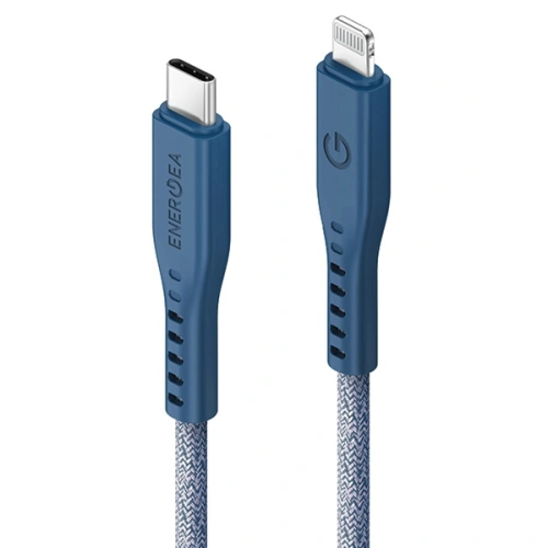 Buy ENERGEA Flow C94 cable USB-C / Lightning MFI, 60W, 3A, PD, Fast Charge, 1.5m blue - ENG122 - {ean13} - Home Screen Store Europe