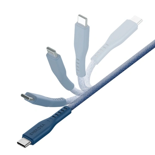Kup 1.5m ENERGEA Flow C94 USB-C / Lightning cablu MFI, 60W, 3A, PD, încărcare rapidă, albastru / albastru - ENG122 - {ean13} - Sklep Home Screen