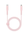 1.5m ENERGEA Flow C94 USB-C / Lightning cablu MFI, 60W, 3A, PD, încărcare rapidă, roz / roz