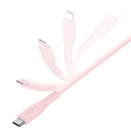 Kup Kabel ENERGEA Flow C94 USB-C / Lightning MFI, 60W, 3A, PD, Fast Charge, 1.5m rosa/pink - ENG123 - {ean13} - Sklep Home Screen