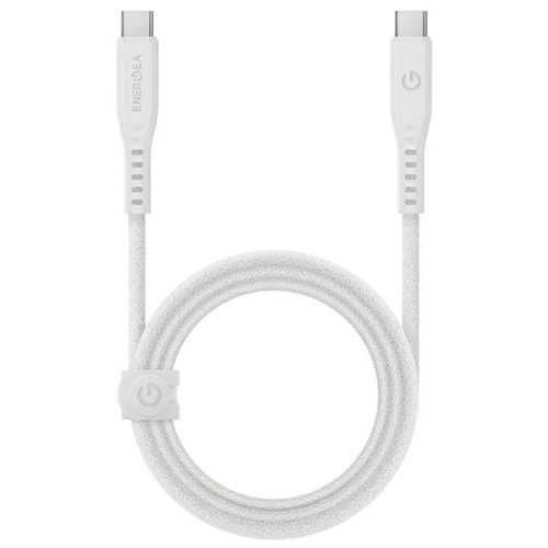 Kup Kabel ENERGEA Flow USB-C / USB-C 240W, 5A, PD, Fast Charge, 1.5m bílý/white - ENG125 - {ean13} - Sklep Home Screen