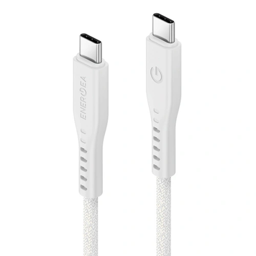 Kup Kabel ENERGEA Flow USB-C / USB-C 240W, 5A, PD, Fast Charge, 1.5m bílý/white - ENG125 - {ean13} - Sklep Home Screen