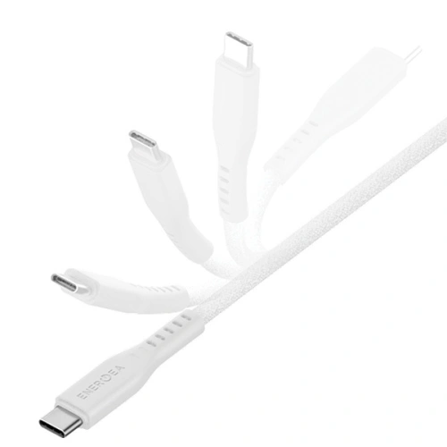 Kup Kabel ENERGEA Flow USB-C / USB-C 240W, 5A, PD, Fast Charge, 1.5m bílý/white - ENG125 - {ean13} - Sklep Home Screen