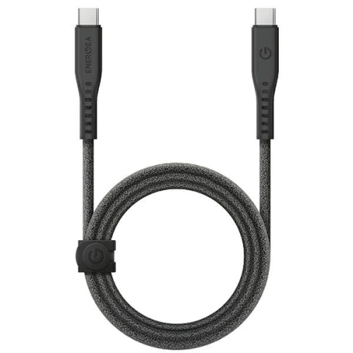 Kup Kabel ENERGEA Flow USB-C / USB-C 240W, 5A, PD, Fast Charge, 1.5m černý/black - ENG126 - {ean13} - Sklep Home Screen