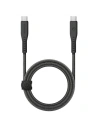 1.5m ENERGEA Flow USB-C / USB-C 240W, 5A, PD, cablu de încărcare rapidă, negru/negru