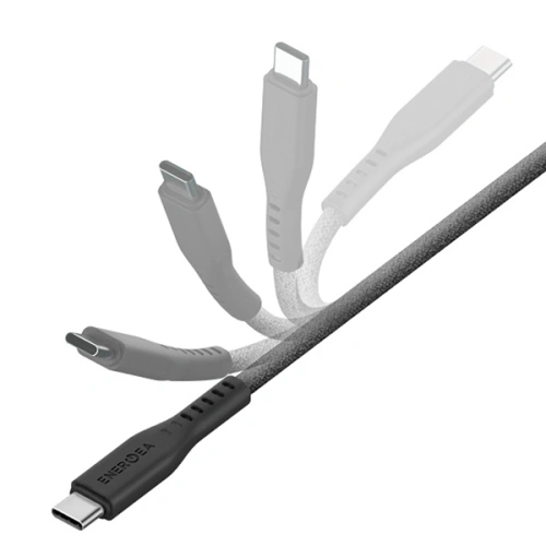 Kup Kabel ENERGEA Flow USB-C / USB-C 240W, 5A, PD, Fast Charge, 1.5m černý/black - ENG126 - {ean13} - Sklep Home Screen