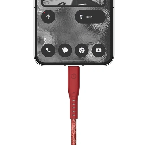 Kup Kábel ENERGEA Flow USB-C / USB-C 240W, 5A, PD, Gyors Töltés, 1.5m piros/red - ENG127 - {ean13} - Sklep Home Screen