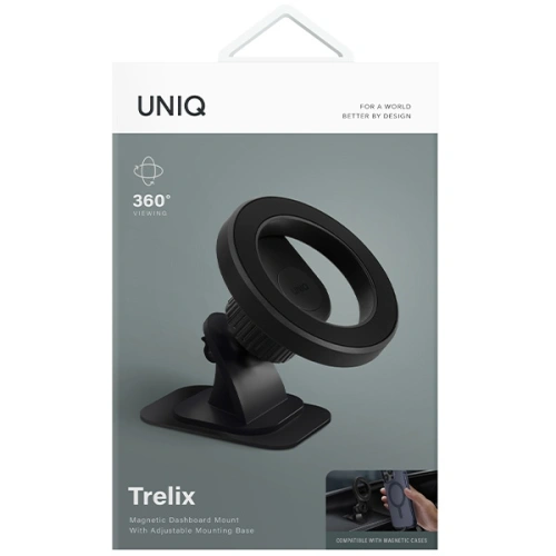 Kup Magnetický držák do auta na palubní desku UNIQ Trelix Car Dash Mount černý/midnight black - UNIQ1079 - {ean13} - Sklep Home Screen