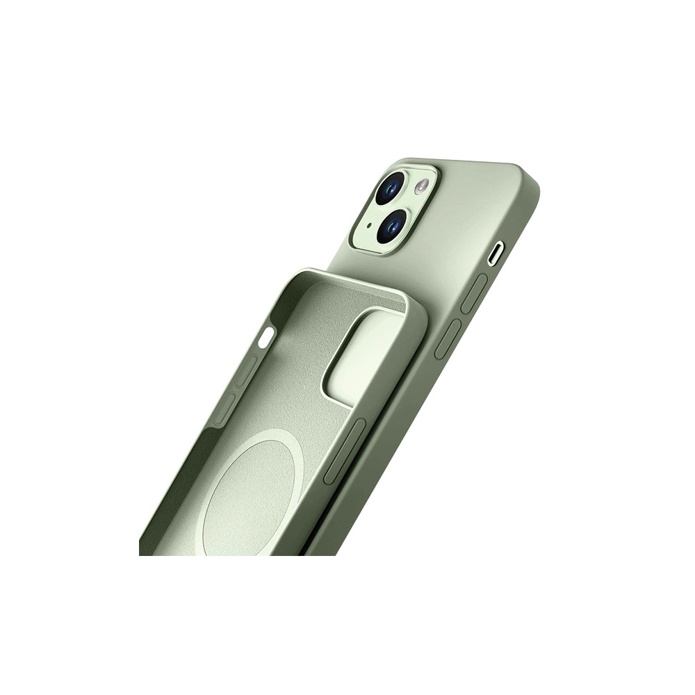 Etui 3MK Hardy Case Apple iPhone 15 zielony/green MagSafe