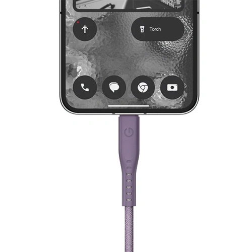 Kup Kabel ENERGEA Flow USB-C / USB-C 240W, 5A, PD, Fast Charge, 1.5m fioletowy/purple - ENG128 - {ean13} - Sklep Home Screen