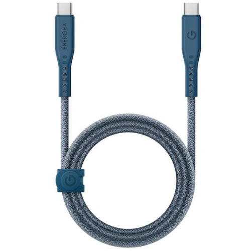 Kup 1.5m ENERGEA Flow USB-C / USB-C 240W cablu, 5A, PD, încărcare rapidă, albastru / albastru - ENG129 - {ean13} - Sklep Home Screen