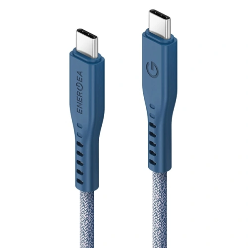 Kup 1.5m ENERGEA Flow USB-C / USB-C 240W cablu, 5A, PD, încărcare rapidă, albastru / albastru - ENG129 - {ean13} - Sklep Home Screen