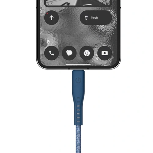 Kup 1.5m ENERGEA Flow USB-C / USB-C 240W cablu, 5A, PD, încărcare rapidă, albastru / albastru - ENG129 - {ean13} - Sklep Home Screen