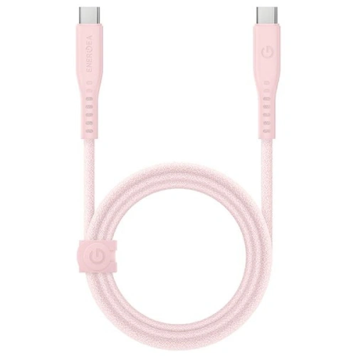Kup 1.5m ENERGEA Flow USB-C / USB-C 240W, 5A, PD, cablu de încărcare rapidă, roz / roz - ENG130 - {ean13} - Sklep Home Screen