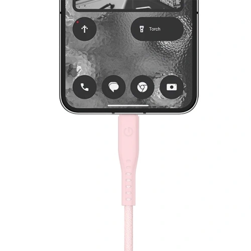Kup Kabel ENERGEA Flow USB-C / USB-C 240W, 5A, PD, Fast Charge, 1.5m różowy/pink - ENG130 - {ean13} - Sklep Home Screen