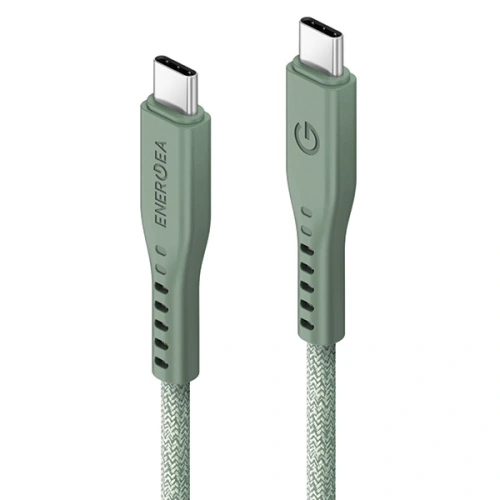 Kup Kabel ENERGEA Flow USB-C / USB-C 240W, 5A, PD, Fast Charge, 1.5m zielony/green - ENG131 - {ean13} - Sklep Home Screen