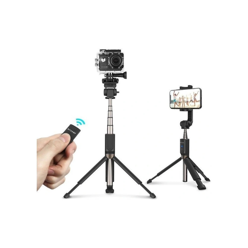 Selfie Stick statyw 3w1 BlitzWolf BW-BS5 czarny