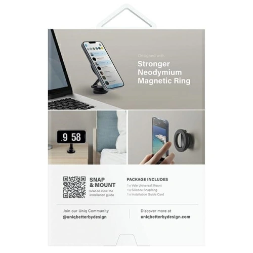 Kup Universeller magnetischer Halter UNIQ Velo schwarz/midnight black - UNIQ1084 - {ean13} - Sklep Home Screen
