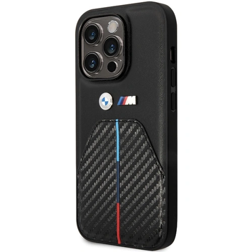 Kup Etui BMW BMHCP14L22NSTB Apple iPhone 14 Pro Stamped Tricolor Stripe černý/black - BMW580 - {ean13} - Sklep Home Screen