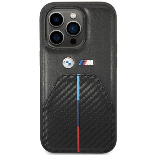 Kup Etui BMW BMHCP14L22NSTB Apple iPhone 14 Pro Stamped Tricolor Stripe černý/black - BMW580 - {ean13} - Sklep Home Screen