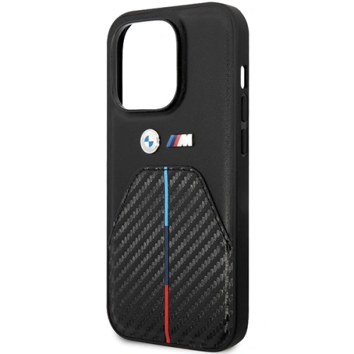 Kup Etui BMW BMHCP14L22NSTB Apple iPhone 14 Pro Stamped Tricolor Stripe černý/black - BMW580 - {ean13} - Sklep Home Screen