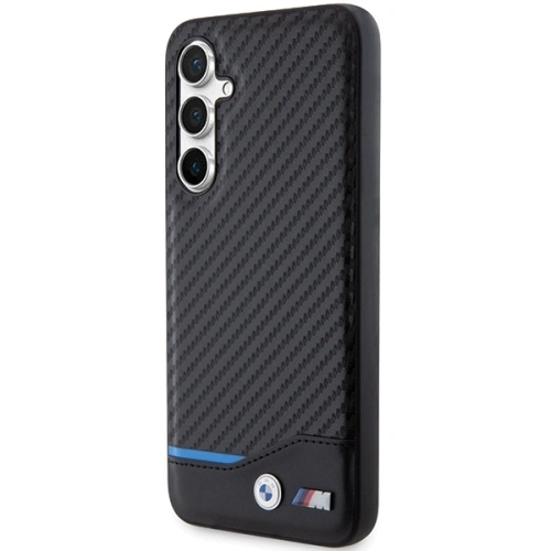 Kup Etui BMW BMHCS23FE22NBCK Samsung Galaxy S23 FE Leather Carbon czarny/black - BMW582 - {ean13} - Sklep Home Screen