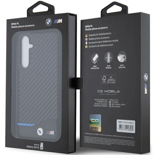 Kup Etui BMW BMHCS23FE22NBCK Samsung Galaxy S23 FE bőr szénfekete/black - BMW582 - {ean13} - Sklep Home Screen