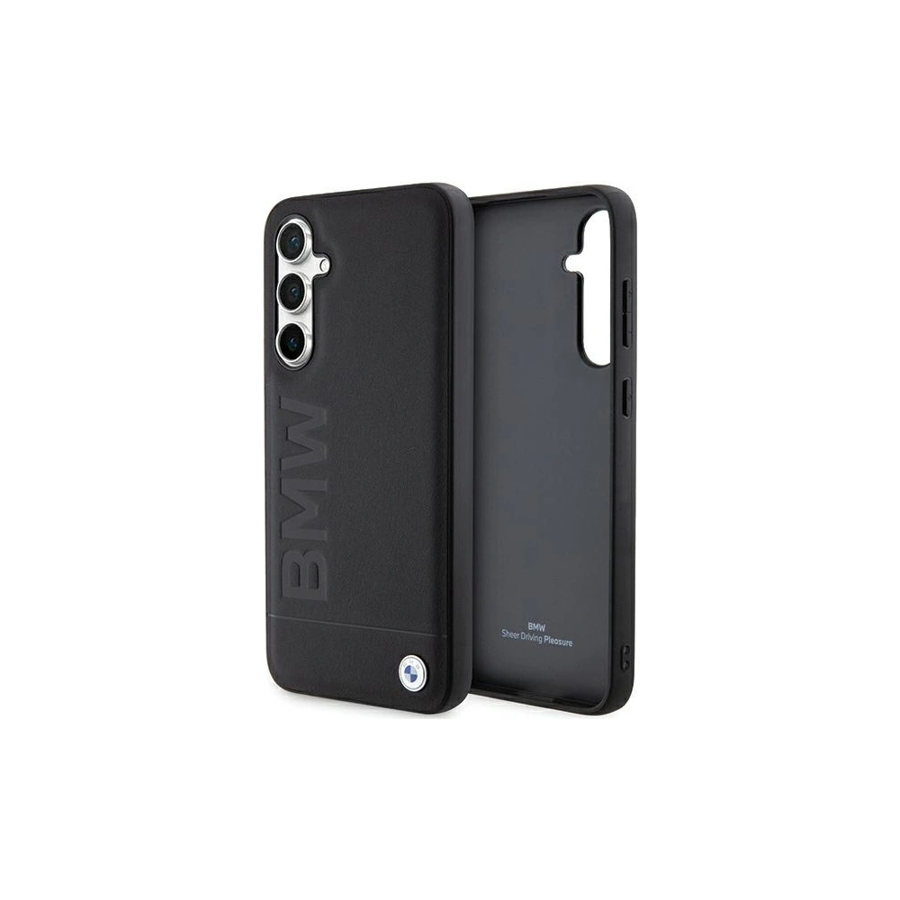 Etui BMW BMHCS23FESLLBK Samsung Galaxy S23 FE Leather Hot Stamp czarny/black