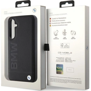 Kup Case BMW BMHCS23FESLLBK Samsung Galaxy S23 FE Leder Heißpräge schwarz/black - BMW583 - {ean13} - Sklep Home Screen