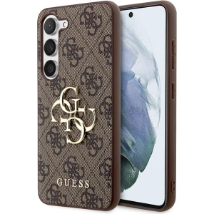 Kup Guess Samsung Husă GUHCS23FE4GMGBR Galaxy S23 FE hardcase 4G Big Metal Logo maro/maro - GUE3128 - {ean13} - Sklep Home Screen