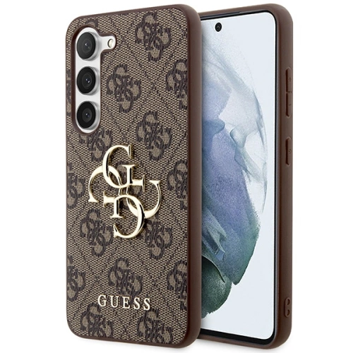 Kup Etui Guess GUHCS23FE4GMGBR Samsung Galaxy S23 FE kemény tok 4G Nagy Fém Logó barna/brown - GUE3128 - {ean13} - Sklep Home Screen