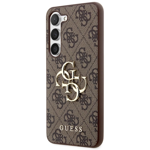 Kup Etui Guess GUHCS23FE4GMGBR Samsung Galaxy S23 FE kemény tok 4G Nagy Fém Logó barna/brown - GUE3128 - {ean13} - Sklep Home Screen