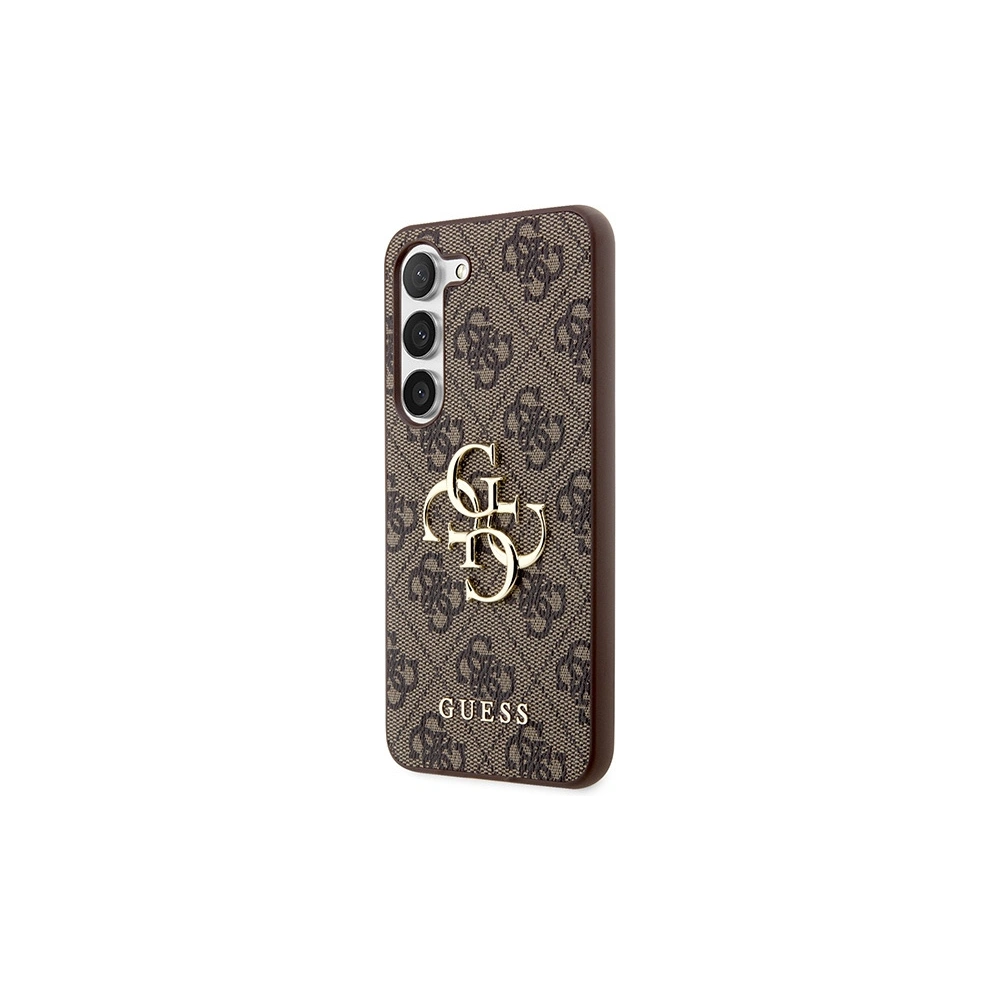Etui Guess GUHCS23FE4GMGBR Samsung Galaxy S23 FE hardcase 4G Big Metal Logo brązowy/brown