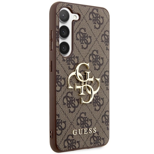 Kup Etui Guess GUHCS23FE4GMGBR Samsung Galaxy S23 FE kemény tok 4G Nagy Fém Logó barna/brown - GUE3128 - {ean13} - Sklep Home Screen