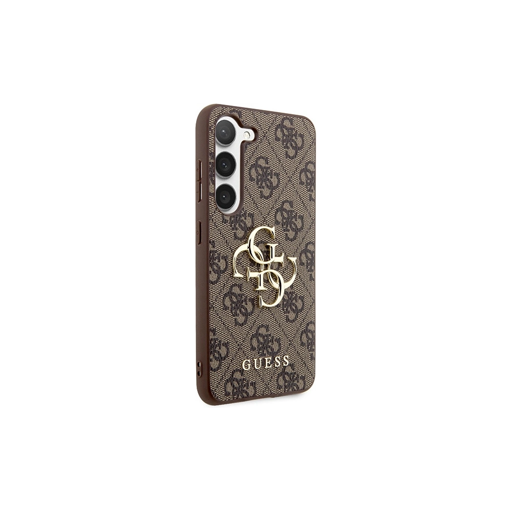 Etui Guess GUHCS23FE4GMGBR Samsung Galaxy S23 FE hardcase 4G Big Metal Logo brązowy/brown