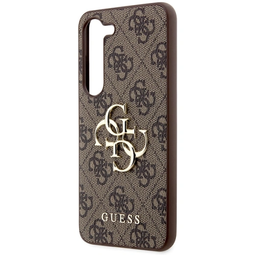Buy Guess GUHCS23FE4GMGBR Samsung Galaxy S23 FE hardcase 4G Big Metal Logo brown - GUE3128 - {ean13} - Home Screen Store Europe