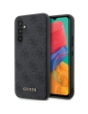 Case Guess GUHCS23FEG4GFGR Samsung Galaxy S23 FE Hardcase 4G Metall Gold Logo grau/grey