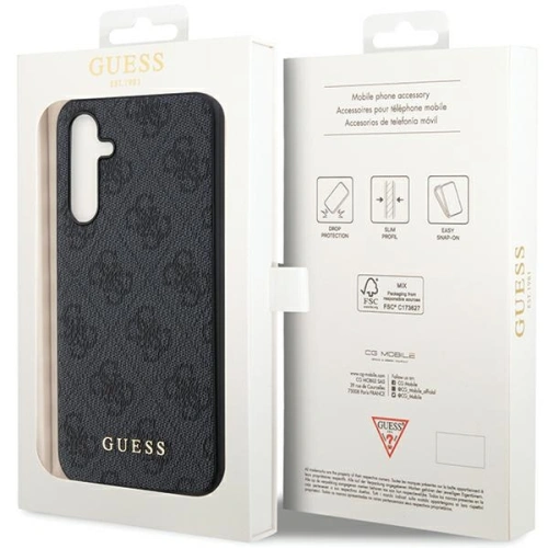 Kup Case Guess GUHCS23FEG4GFGR Samsung Galaxy S23 FE Hardcase 4G Metall Gold Logo grau/grey - GUE3130 - {ean13} - Sklep Home Screen
