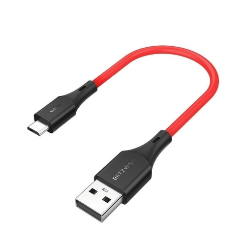 Kup Kabel Micro USB BlitzWolf BW-MC12 2A 0,3m (czerwony) - BLZ099RED - {ean13} - Sklep Home Screen