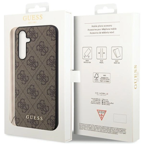 Kup Case Guess GUHCS23FEGF4GBR Samsung Galaxy S23 FE Hardcase 4G Charms Collection braun/brown - GUE3131 - {ean13} - Sklep Home Screen