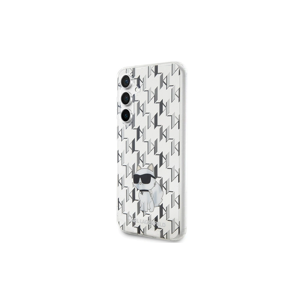 Etui Karl Lagerfeld KLHCS23FEHNCMKLT Samsung Galaxy S23 FE hardcase Monogram Choupette transparent