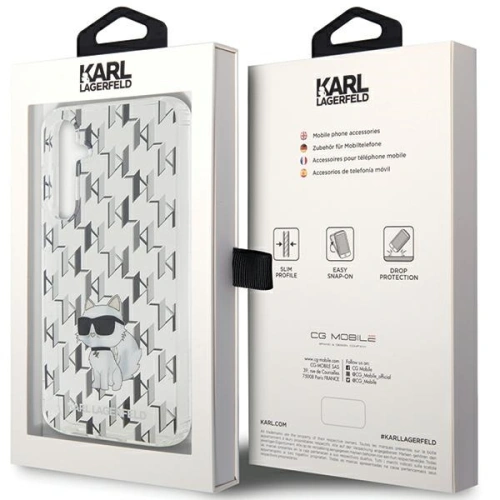 Kup Case Karl Lagerfeld KLHCS23FEHNCMKLT Samsung Galaxy S23 FE Hardcase Monogram Choupette transparent - KLD1859 - {ean13} - Sklep Home Screen
