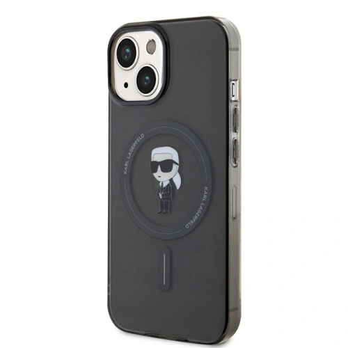Kup Etui Karl Lagerfeld KLHMP14SHFCKNOK Apple iPhone 14 / 15 hardcase IML Ikonik MagSafe czarny/black - KLD1861 - {ean13} - Sklep Home Screen
