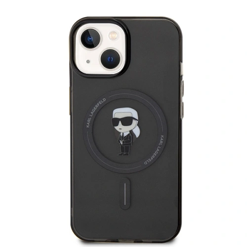 Kup Case Karl Lagerfeld KLHMP14SHFCKNOK Apple iPhone 14 / 15 Hardcase IML Ikonik MagSafe schwarz/black - KLD1861 - {ean13} - Sklep Home Screen
