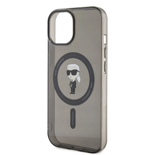 Kup Case Karl Lagerfeld KLHMP14SHFCKNOK Apple iPhone 14 / 15 Hardcase IML Ikonik MagSafe schwarz/black - KLD1861 - {ean13} - Sklep Home Screen