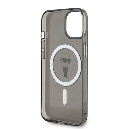 Kup Case Karl Lagerfeld KLHMP14SHFCKNOK Apple iPhone 14 / 15 Hardcase IML Ikonik MagSafe schwarz/black - KLD1861 - {ean13} - Sklep Home Screen