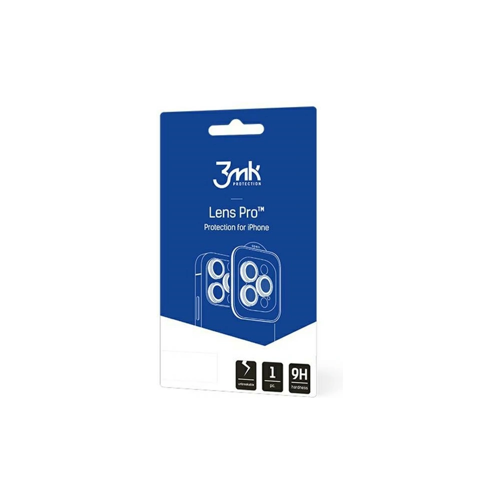 Szkło hybrydowe na obiektyw aparatu 3MK Lens Protection Pro Samsung Galaxy S24 Ultra czarny/black