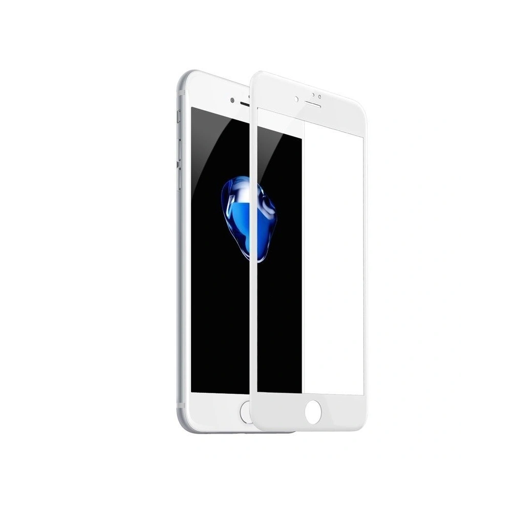 Szkło hartowane 3D Baseus 0.23mm na ekran iPhone 7 Plus / 8 Plus (białe)