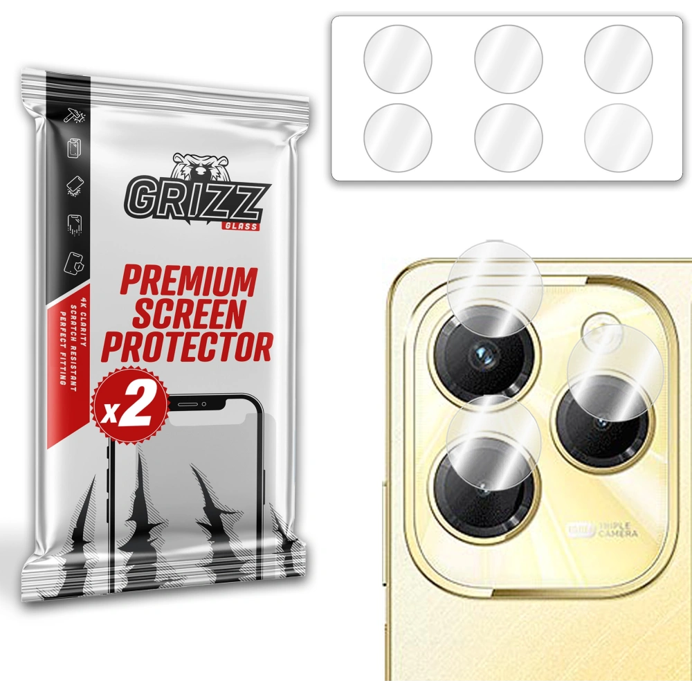 Szkło na aparat GrizzGlass HybridGlass Camera do Infinix Hot 40