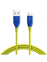 Kabel USB 2.0 typu C AmpCore BlitzWolf BW-TC12 1m żółtoniebieski
